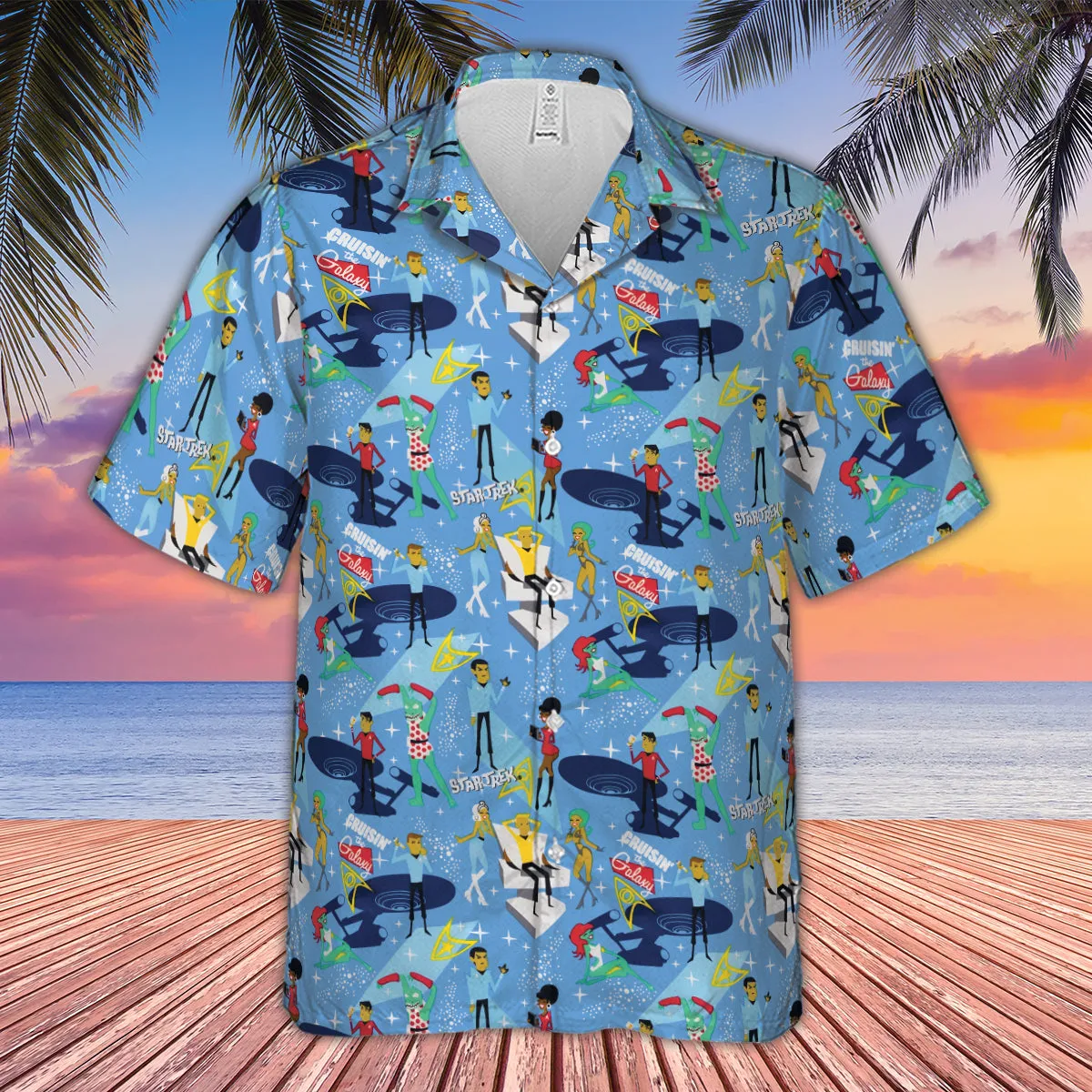 Cruisin' The Galaxy Star Trek Hawaiian Shirt