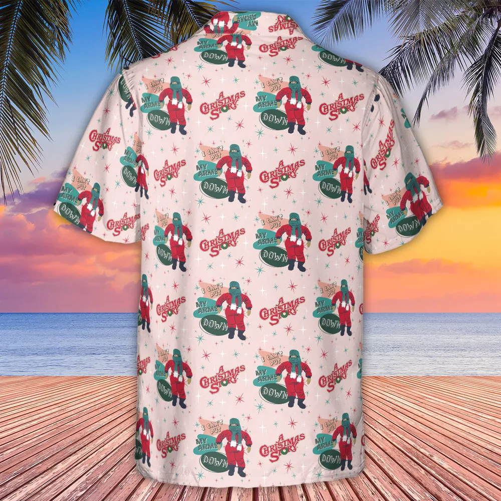 I Can't Put My Arms Down A Christmas Story Hawaiian Shirt - 3