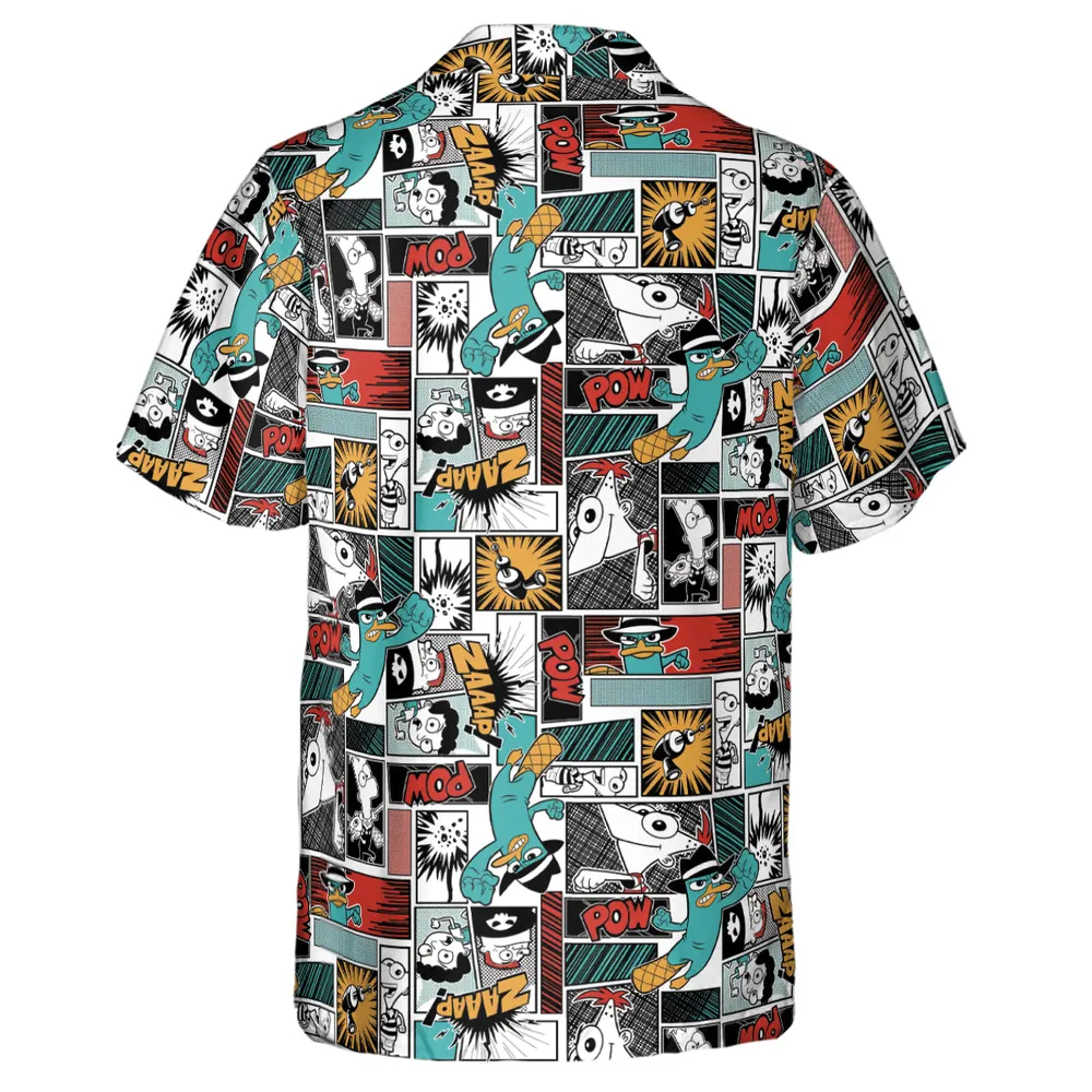 Zaaap! Phineas and Ferb Hawaiian Shirt - 5