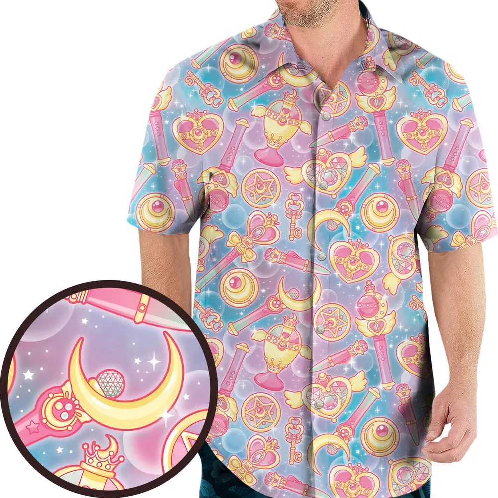 Magical Girls Sailor Moon Hawaiian Shirt - 2