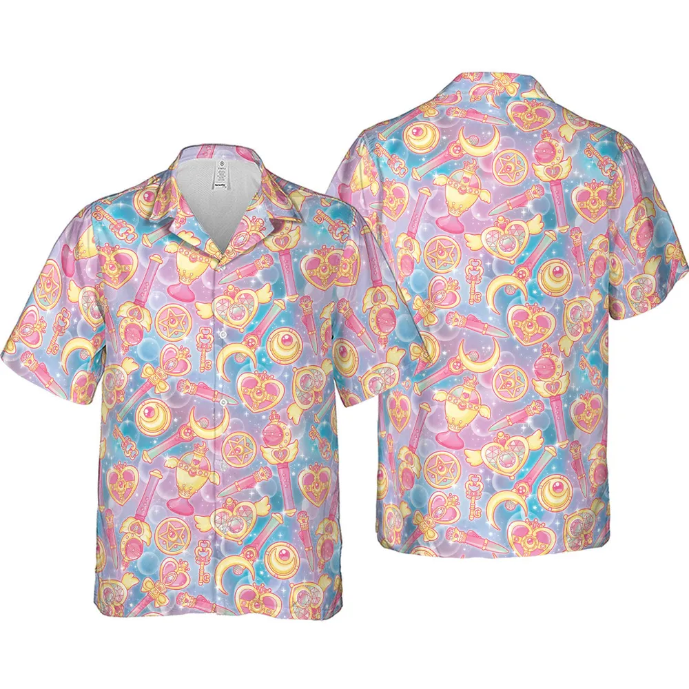 Magical Girls Sailor Moon Hawaiian Shirt - 3