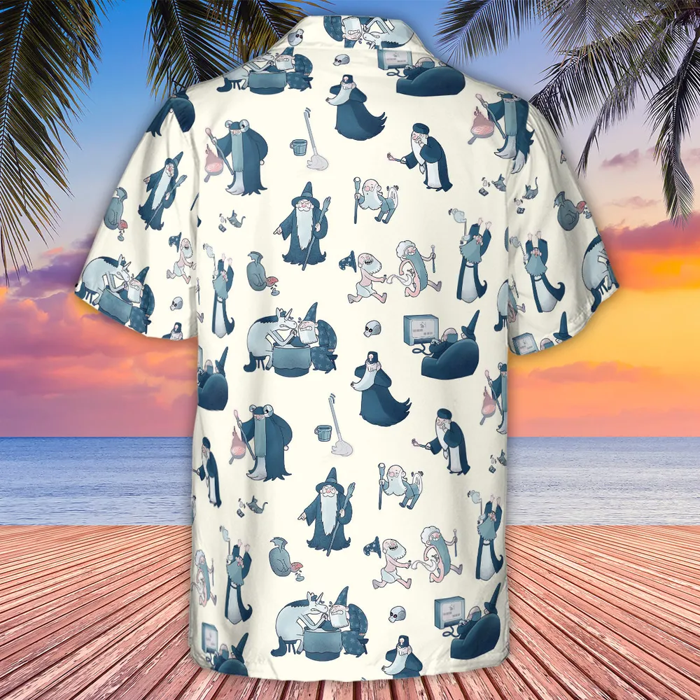 Shared Flat For Wizards Hawaiian Shirt - 3