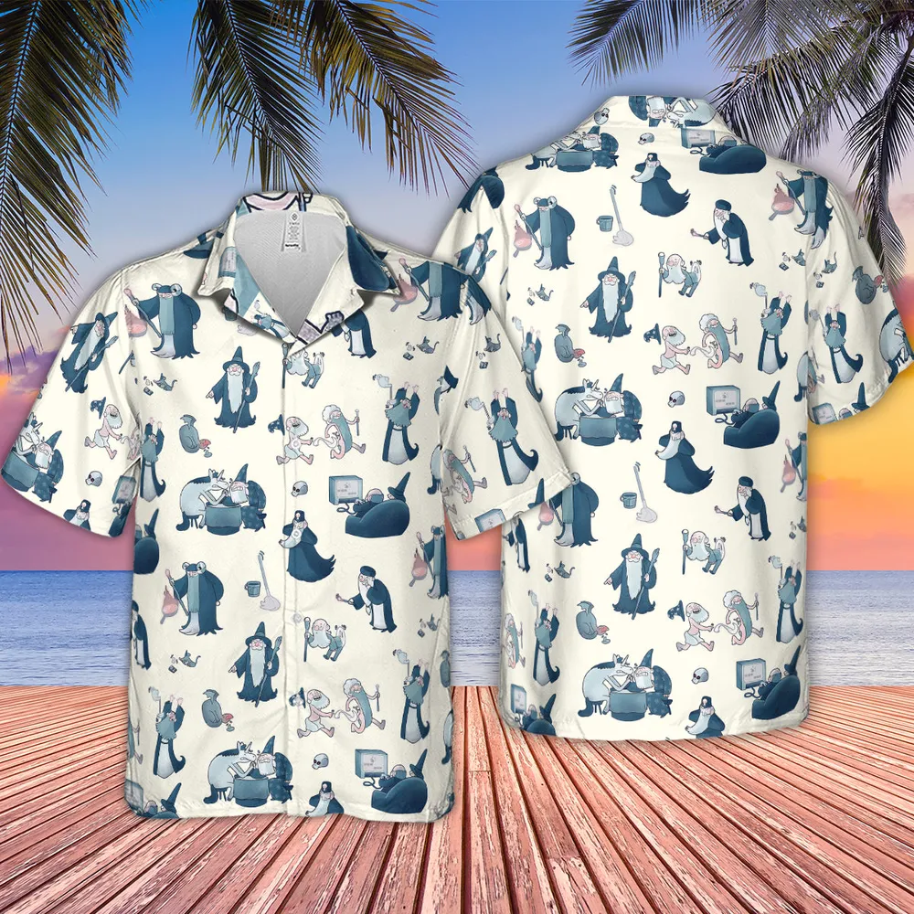 Shared Flat For Wizards Hawaiian Shirt - 2