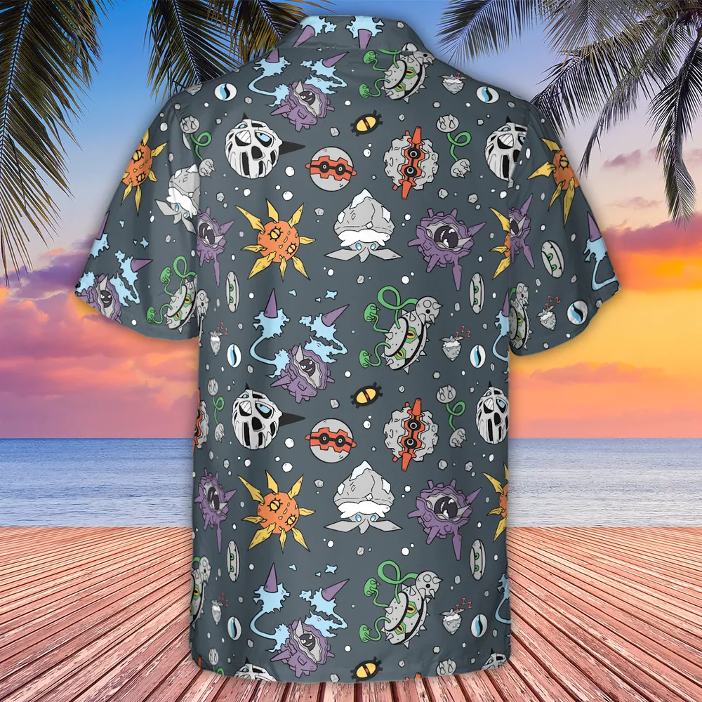Rock Type Pokemon Hawaiian Shirt - 3