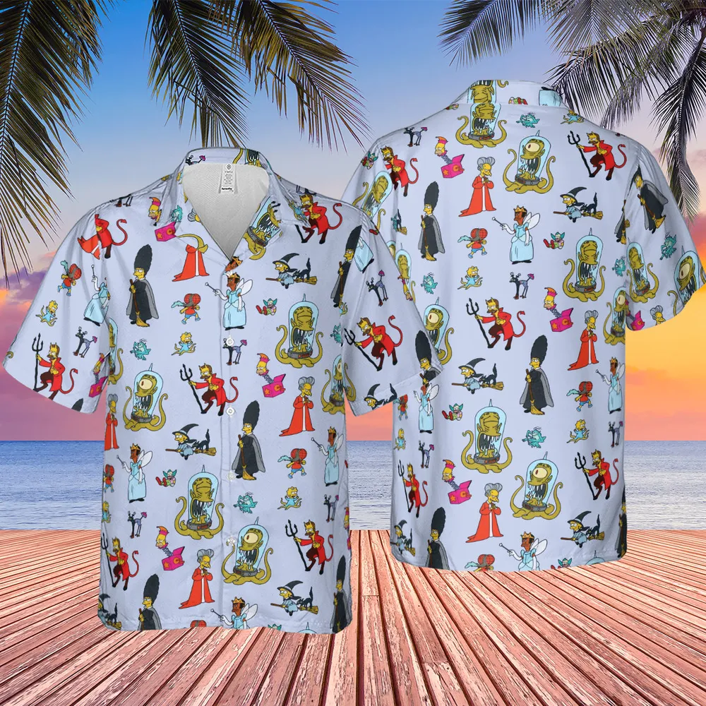 Halloween Costume The Simpsons Hawaiian Shirt - 2