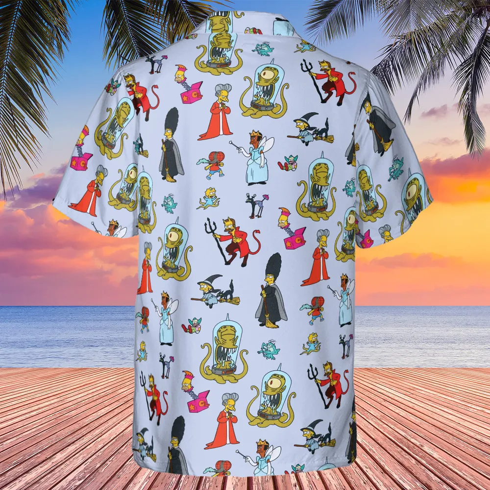 Halloween Costume The Simpsons Hawaiian Shirt - 3