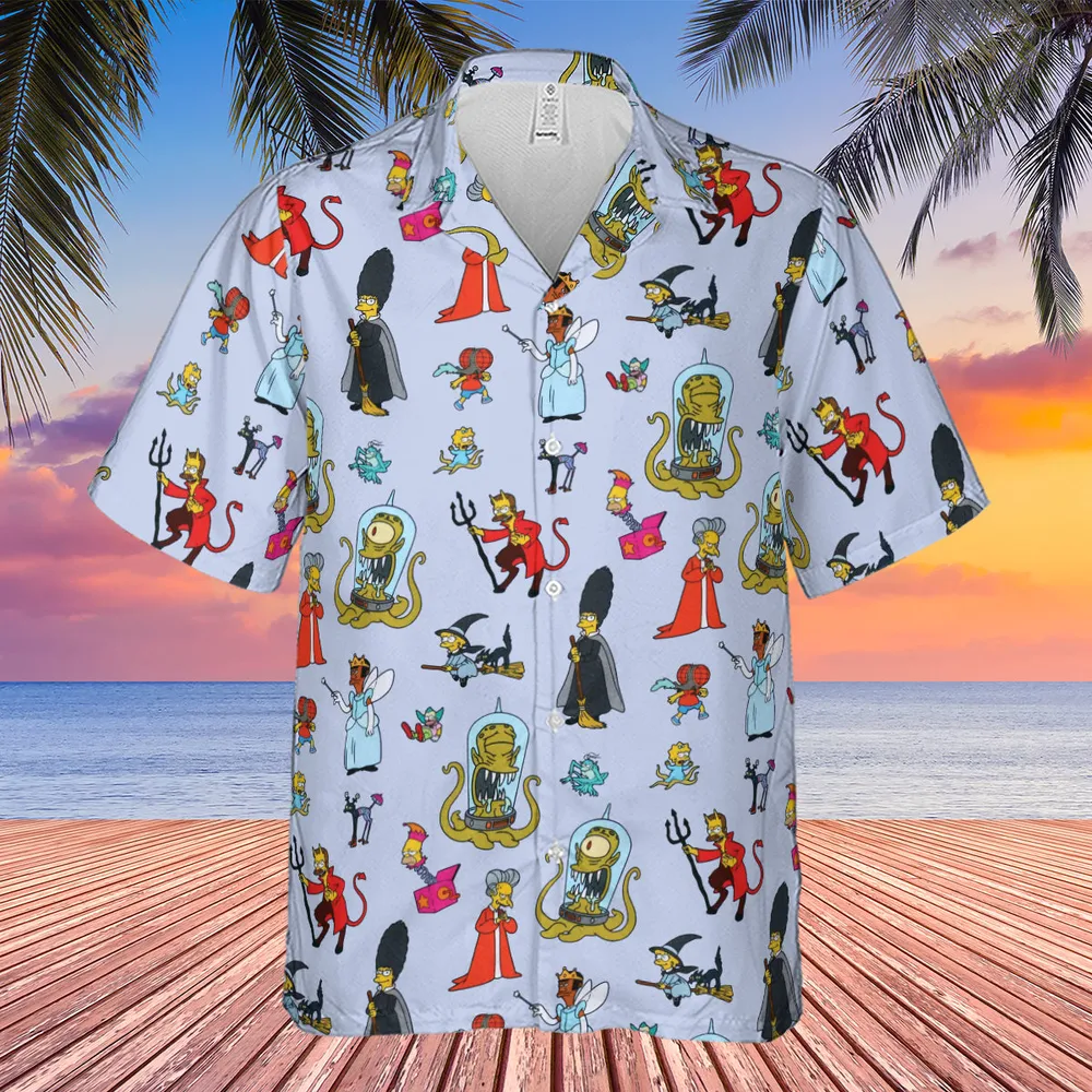 Halloween Costume The Simpsons Hawaiian Shirt - 4