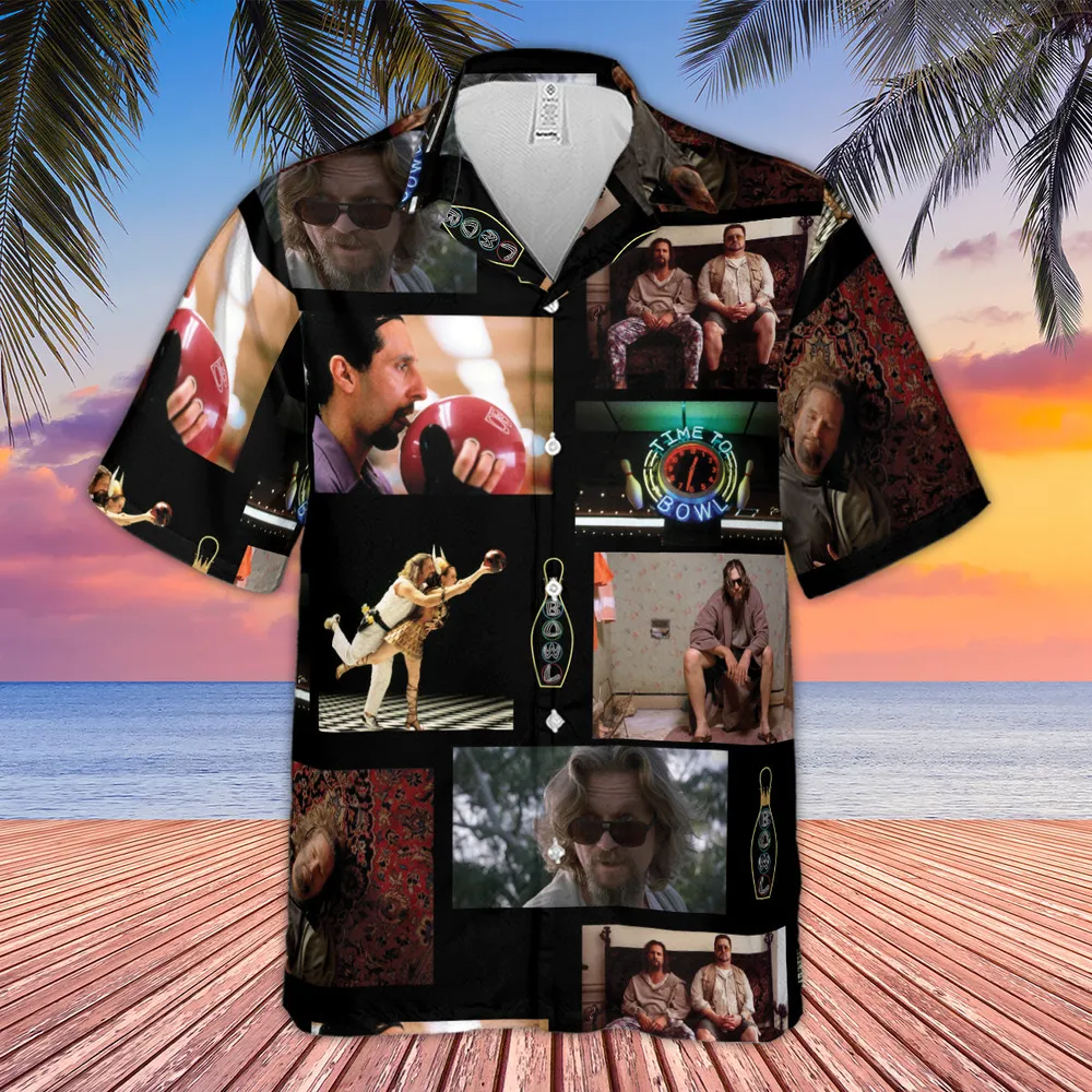 The Big Lebowski Famous Scenes Hawaiian Shirt - 4