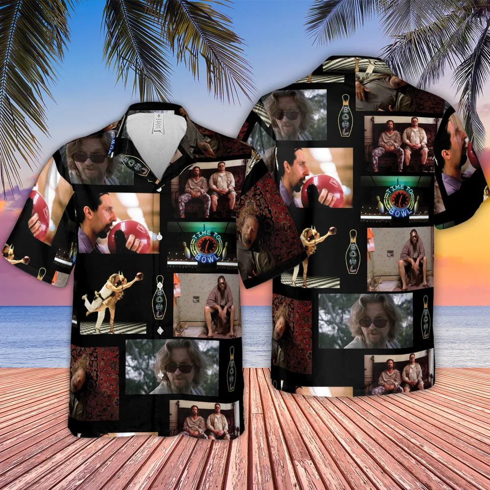 The Big Lebowski Famous Scenes Hawaiian Shirt - 2