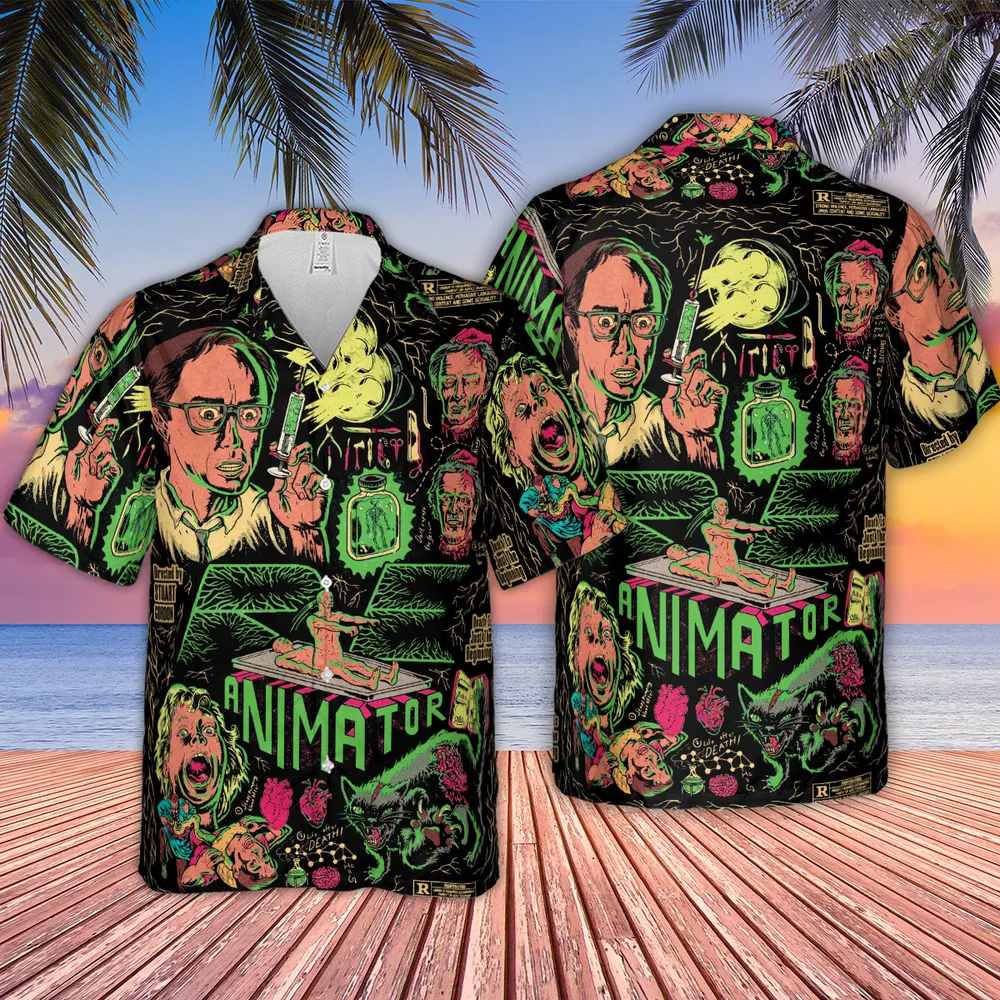Herbert West–Reanimator Hawaiian Shirt - 2