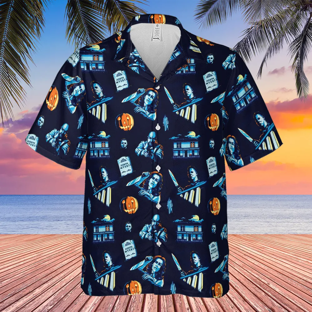 Horror Slasher Michael Myers Halloween Hawaiian Shirt - 4