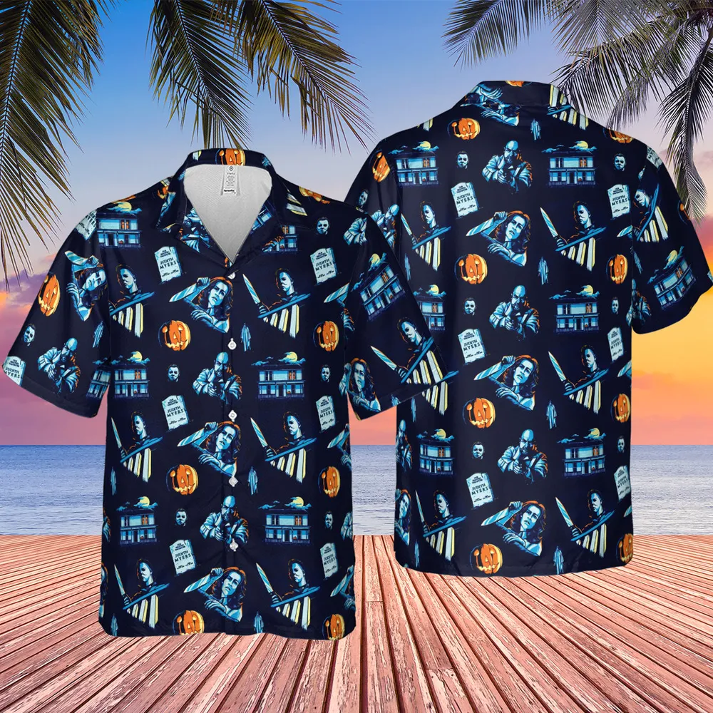 Horror Slasher Michael Myers Halloween Hawaiian Shirt - 2