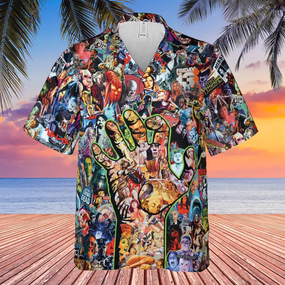 Horror My Love Hawaiian Shirt - 4
