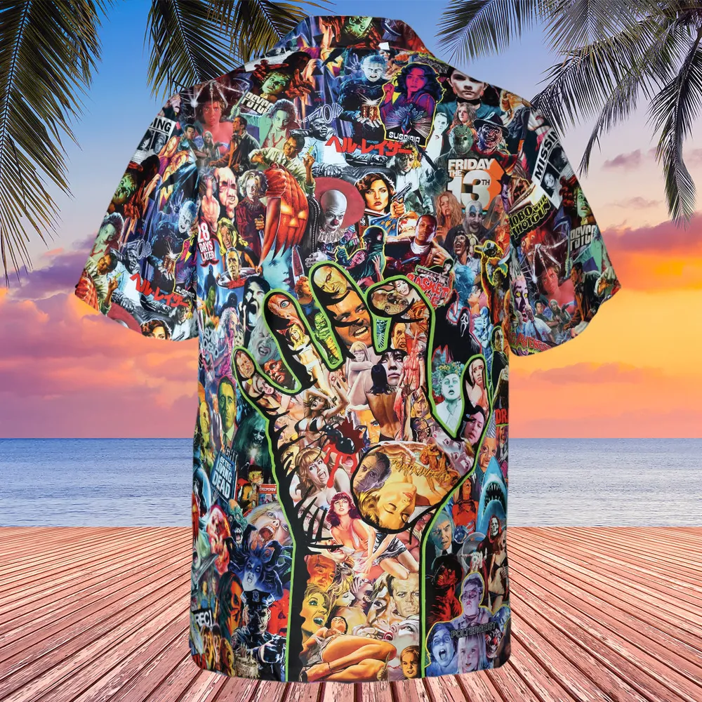 Horror My Love Hawaiian Shirt - 3