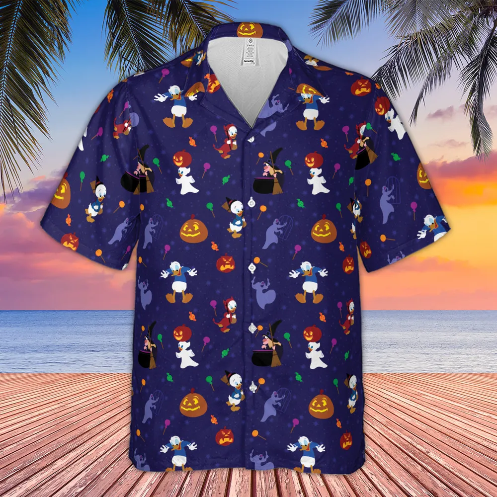 Spooky Month Halloween Hawaiian Shirt - 4