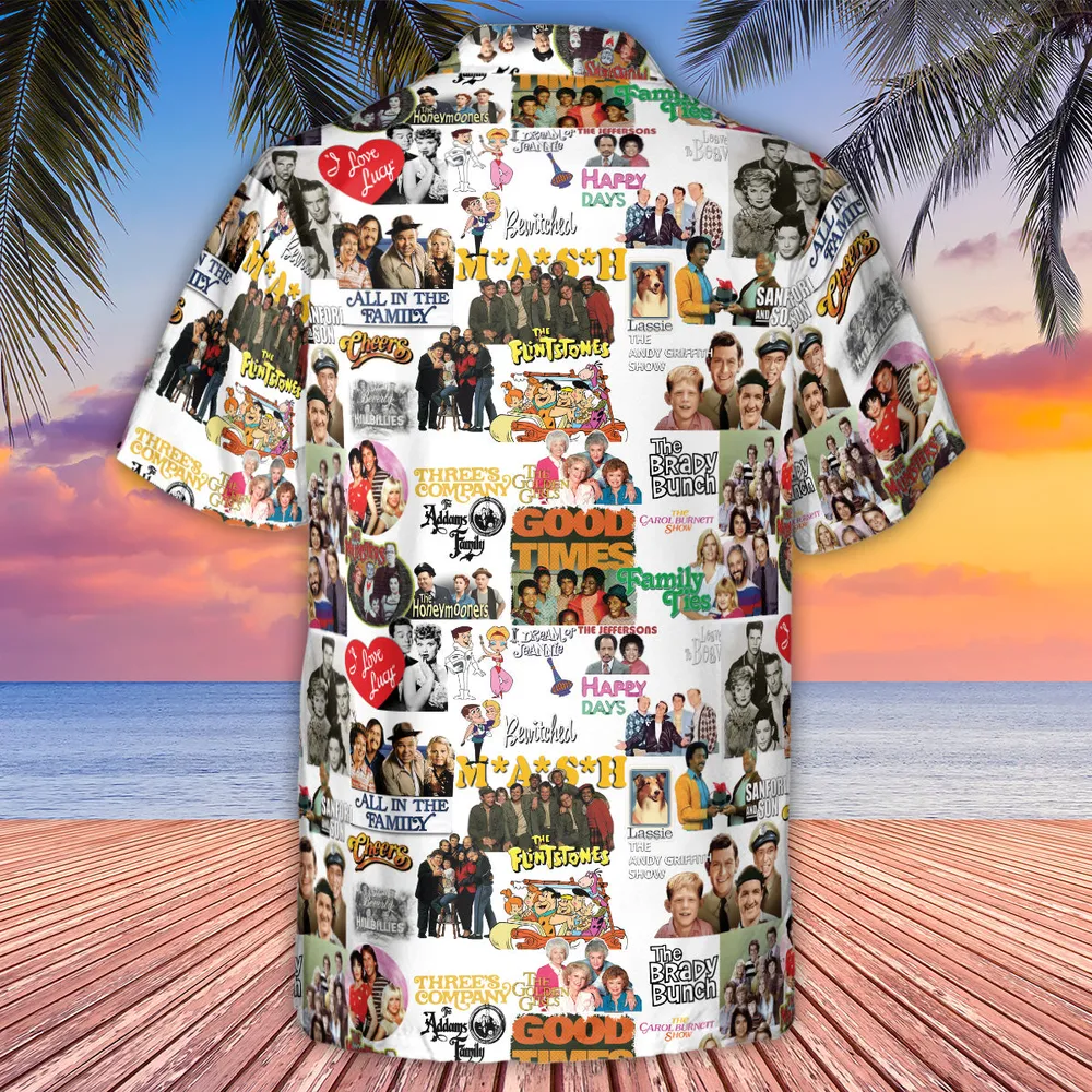 Stuck in the 80s Famous Sitcom Hawaiian Shirt - 3