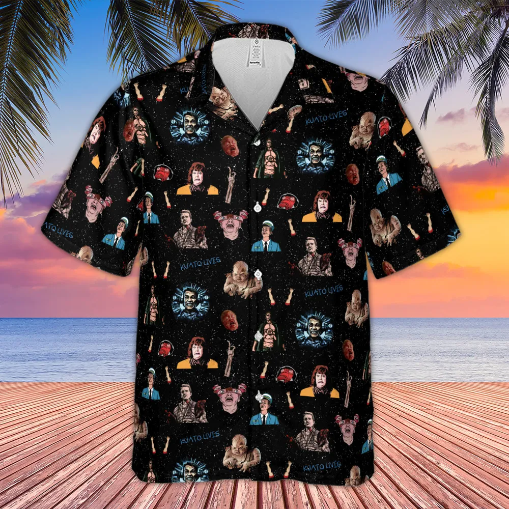 Total Recall Pattern Hawaiian Shirt - 4