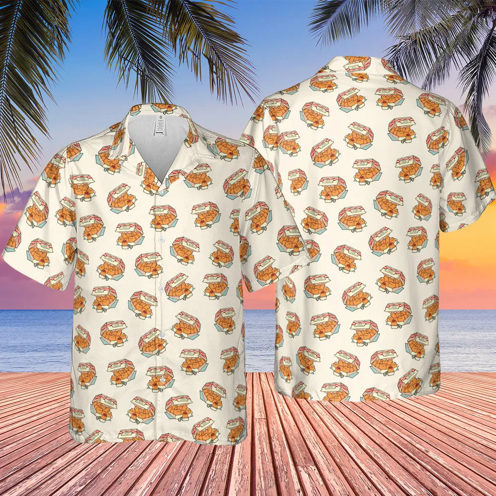 Kitten Nuggets Pattern Hawaiian Shirt - 2