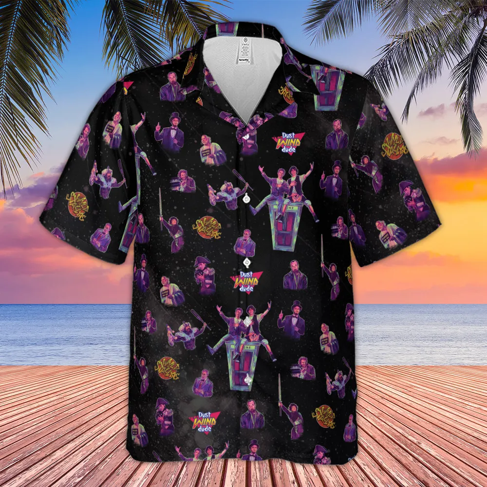 Wyld Stallyns Bill and Ted's Excellent Adventure Character Hawaiian Shirt - 3