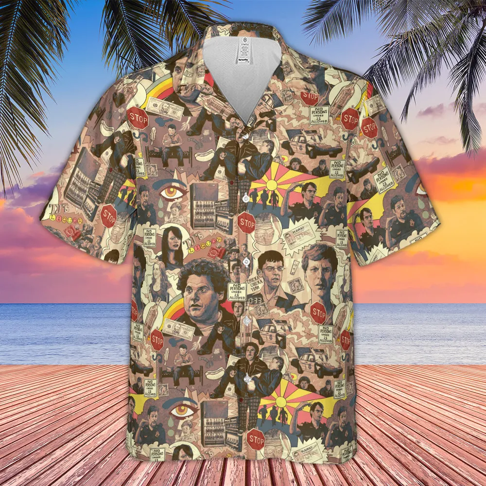 Retro Art Buddies Superbad Hawaiian Shirt - 3