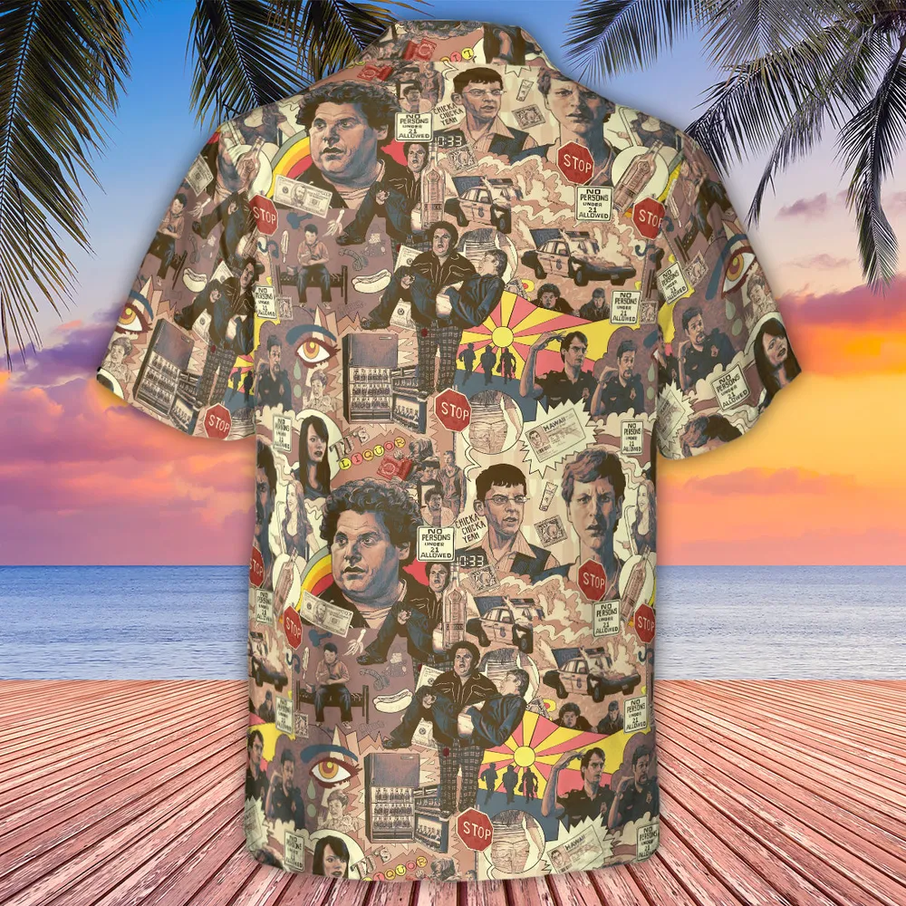 Retro Art Buddies Superbad Hawaiian Shirt - 2