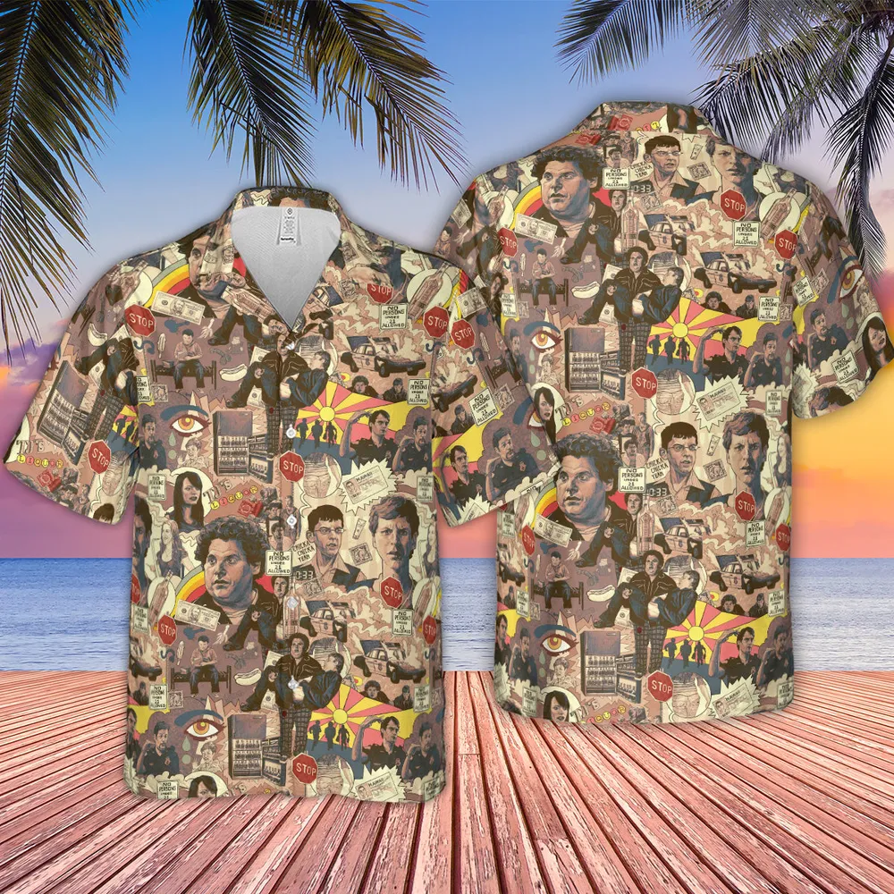 Retro Art Buddies Superbad Hawaiian Shirt - 4