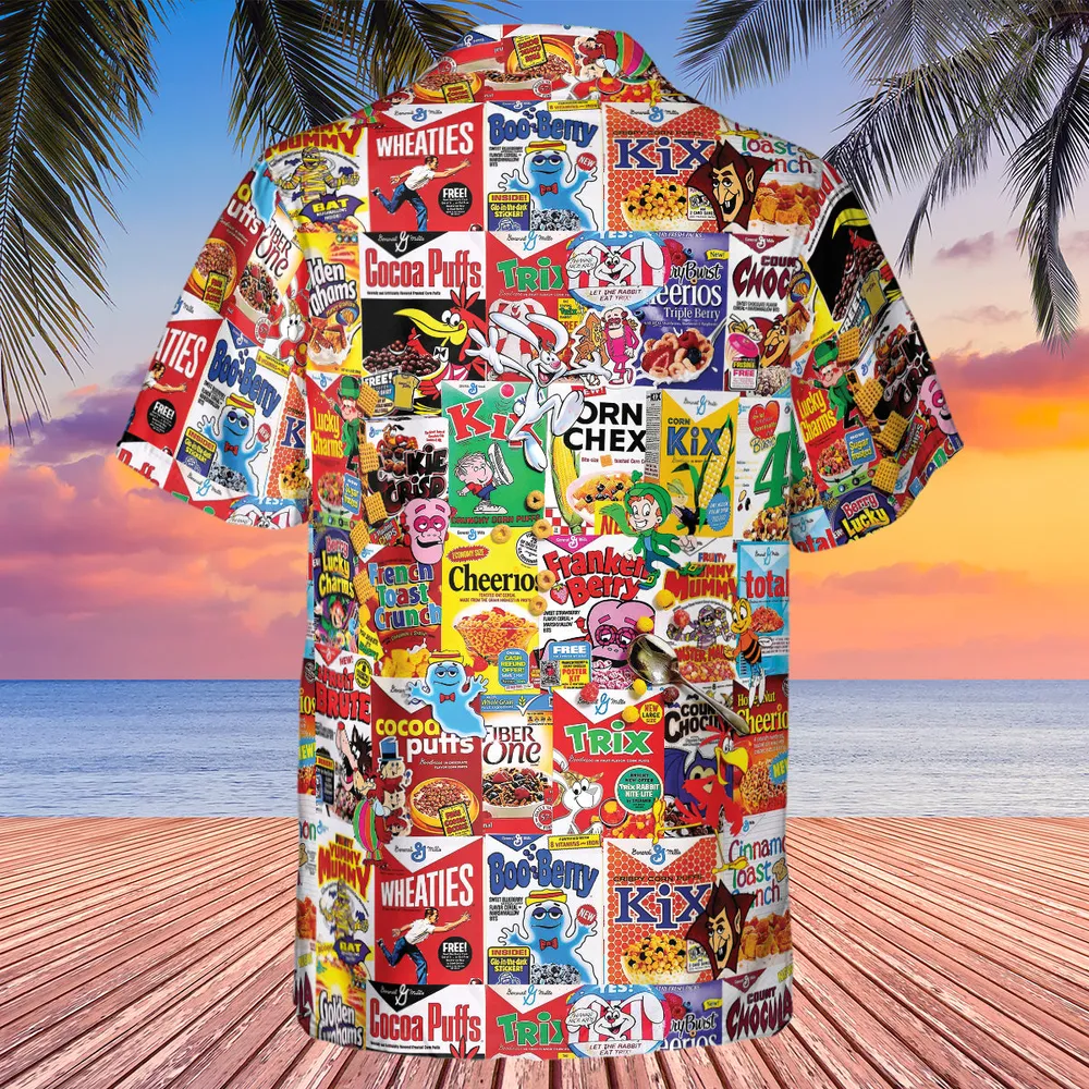 Popular Cereal Boxes Hawaiian Shirt - 3