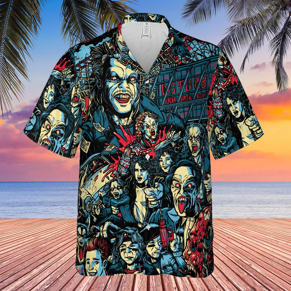 The Lost Boys Eighties Vampire Horror Hawaiian Shirt - 4
