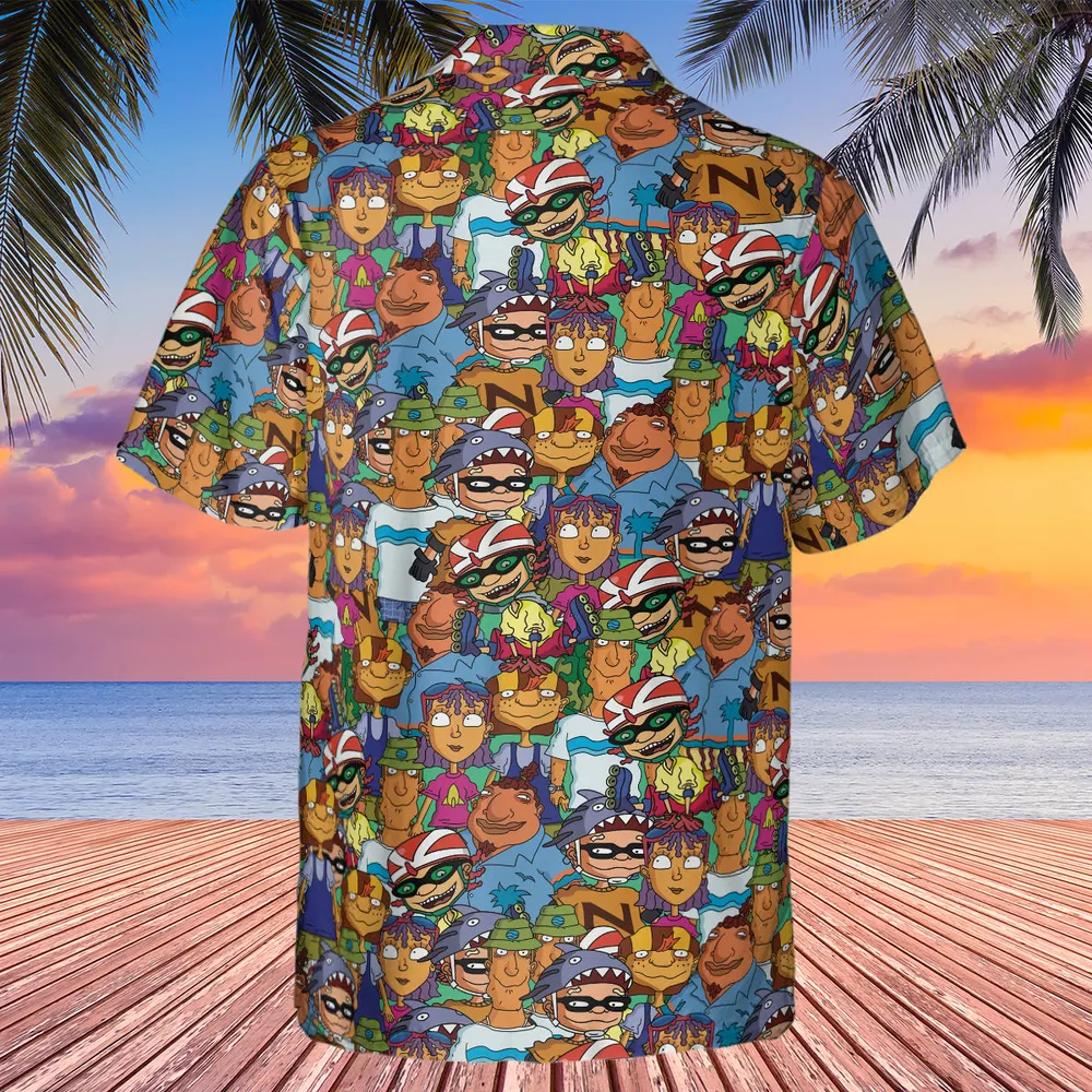 Rocket Power Characters Hawaiian Shirt - 3