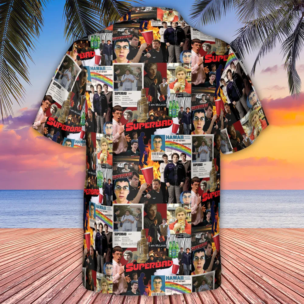 Seth Evan McLovin Superbad Hawaiian Shirt - 3