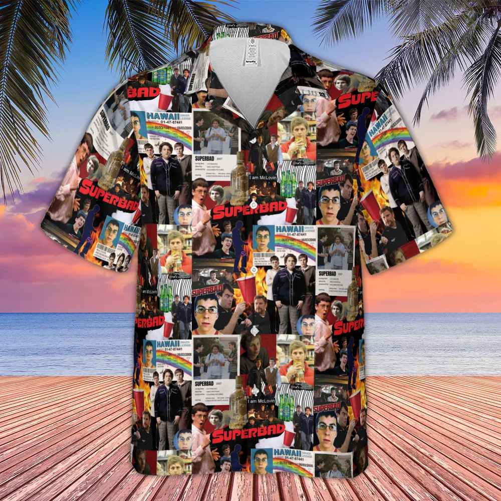 Seth Evan McLovin Superbad Hawaiian Shirt - 4