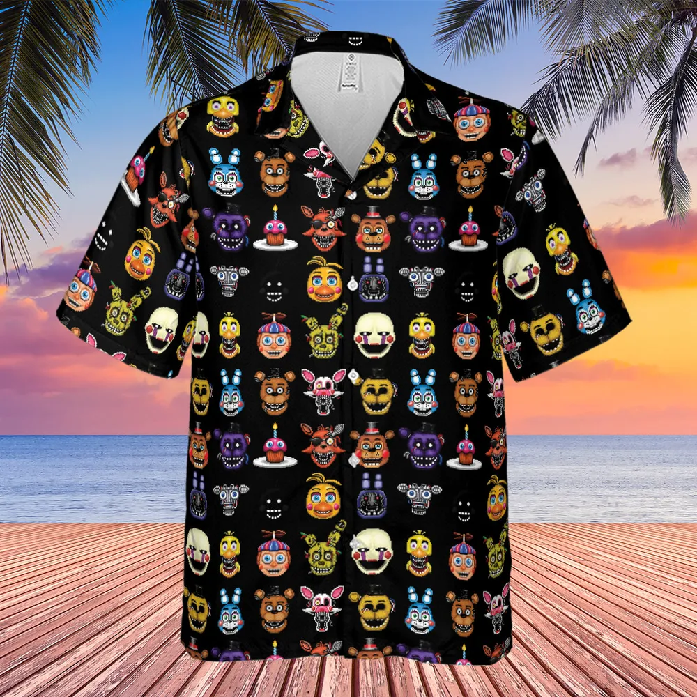 Five Nights At Freddys World Hawaiian Shirt - 4