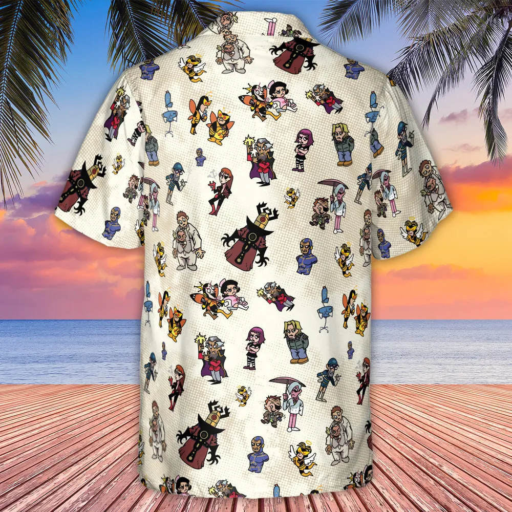 V Is For Venture The Venture Bros Villains Hawaiian Shirt - 3