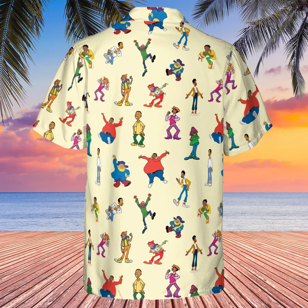 Fat Albert and the Cosby Kids Hawaiian Shirt - 3