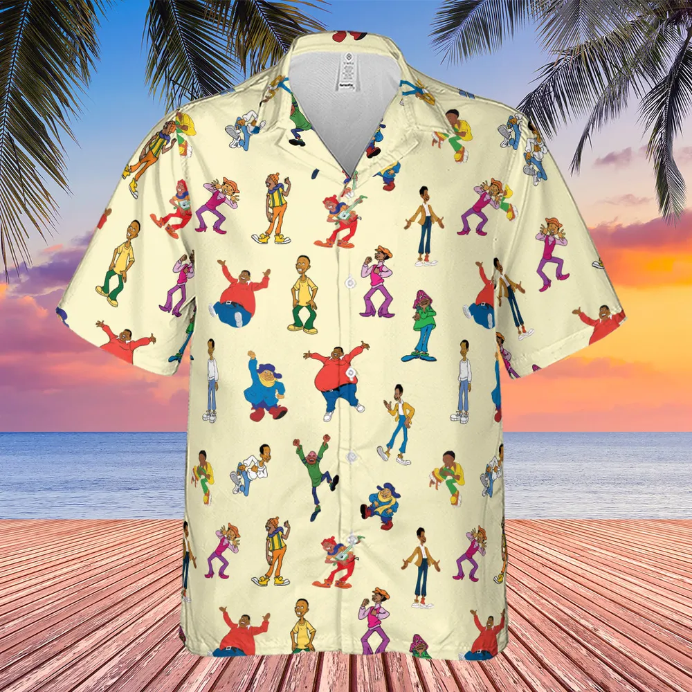 Fat Albert and the Cosby Kids Hawaiian Shirt - 4