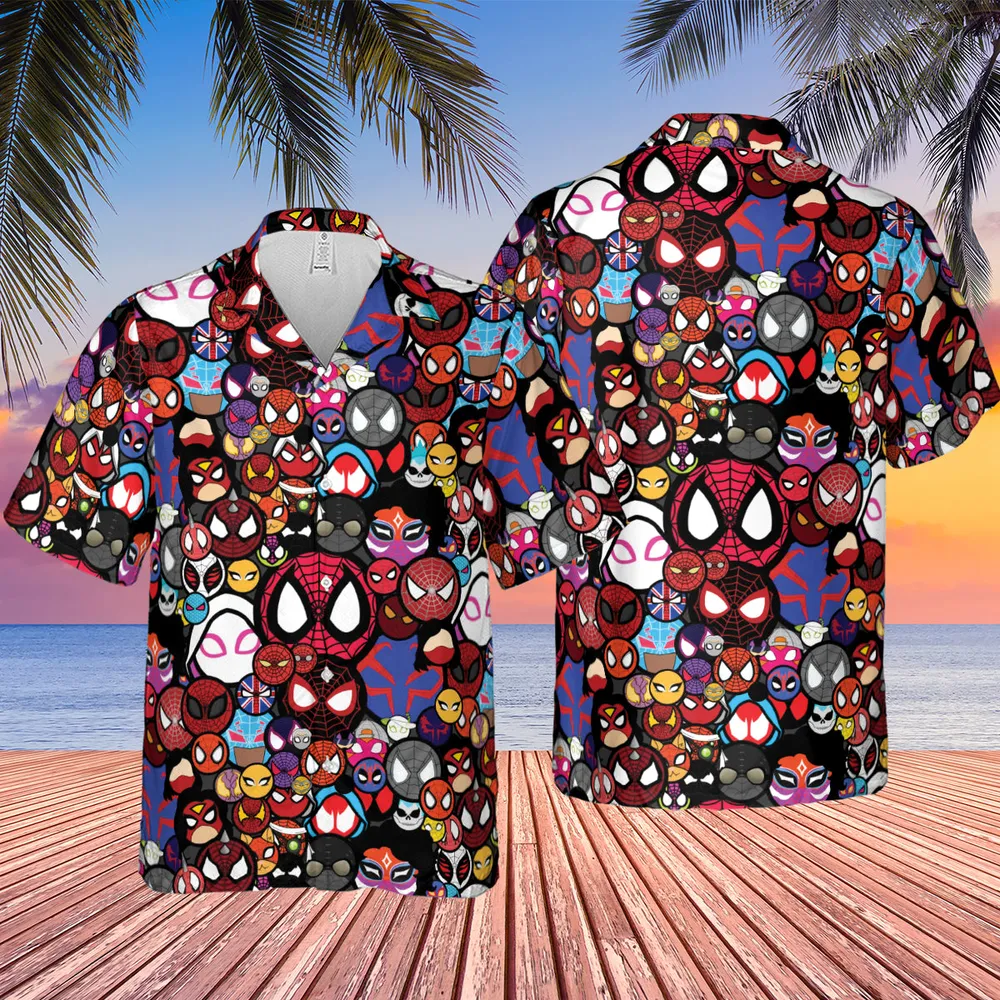 Spide-Mania Spider-Verse Hawaiian Shirt - 2