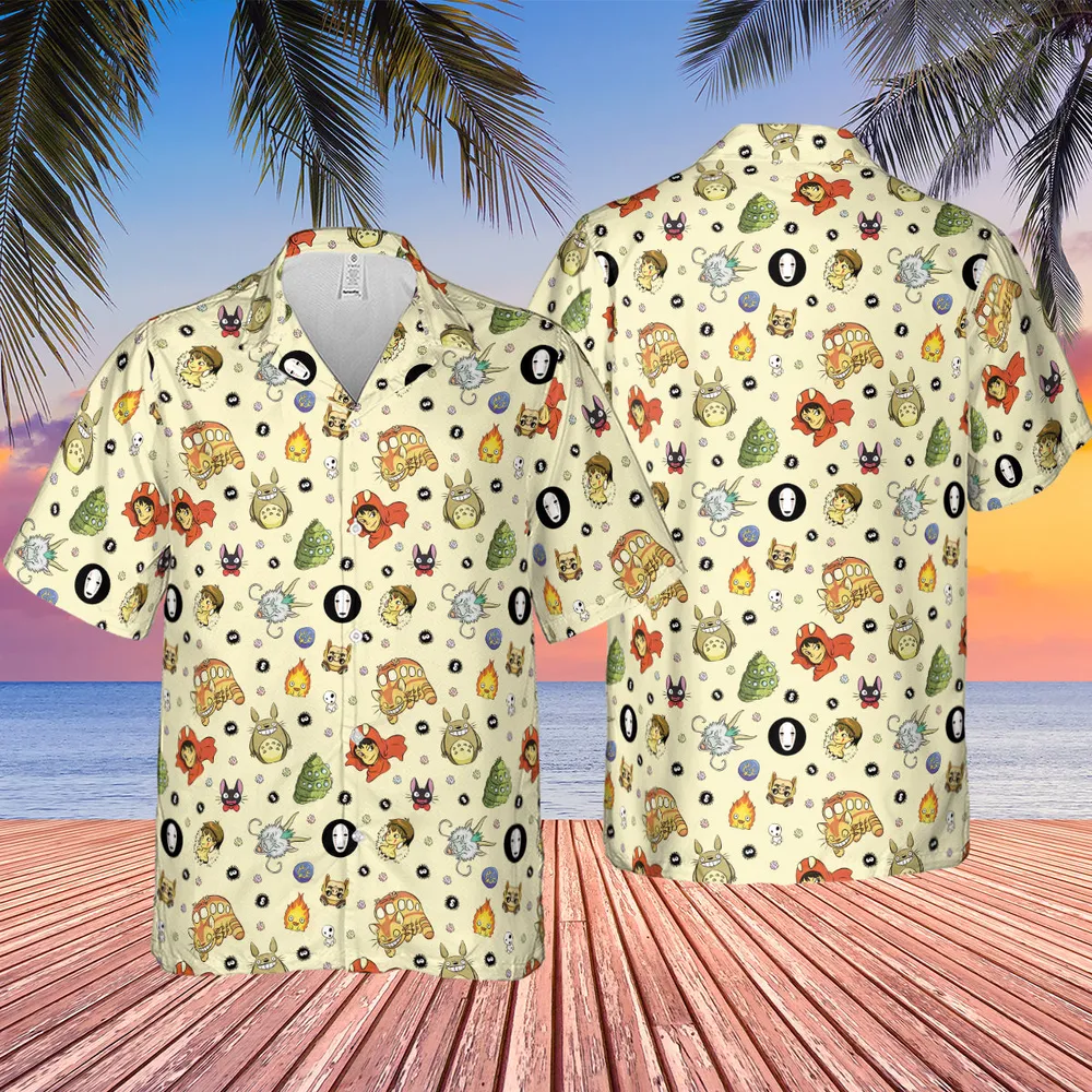 Ghiblipalooza Ghibli Themed Hawaiian Shirt - 2