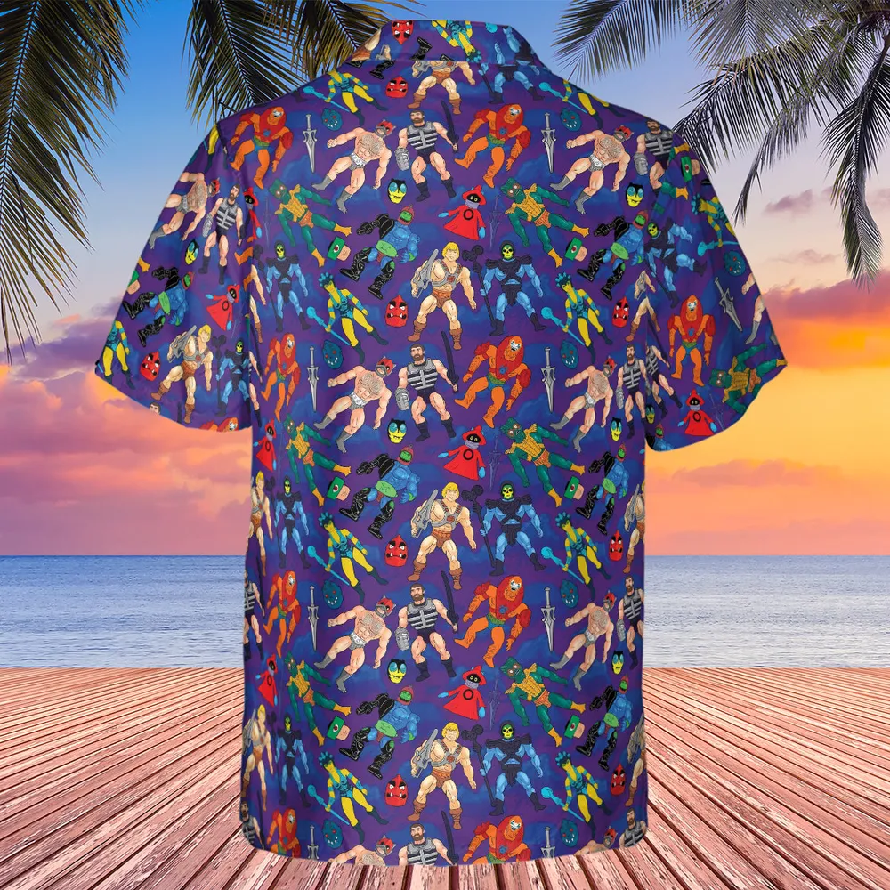MOTU Figures Hawaiian Shirt - 3