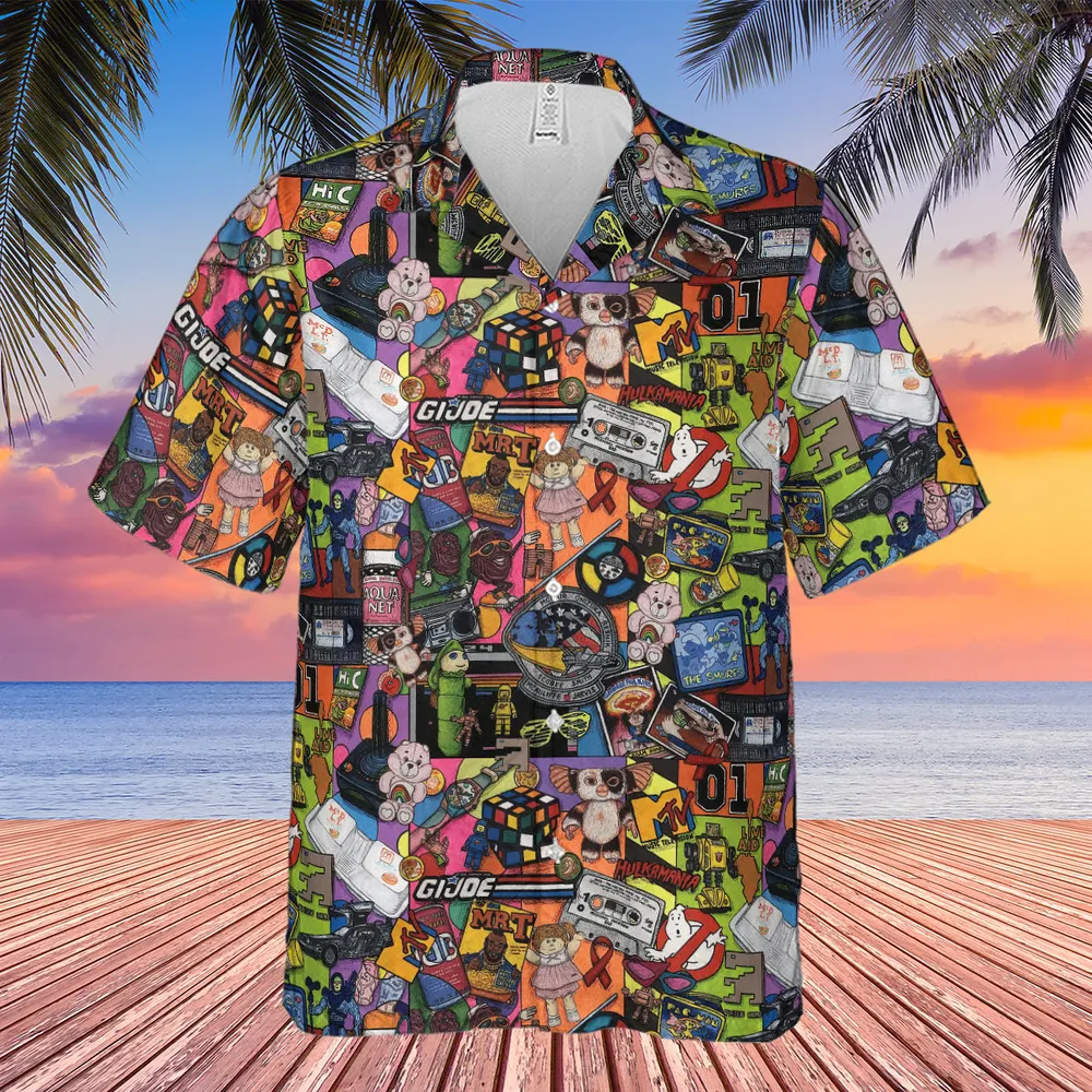 The 1980's. The Decade Of Greed Hawaiian Shirt - 4