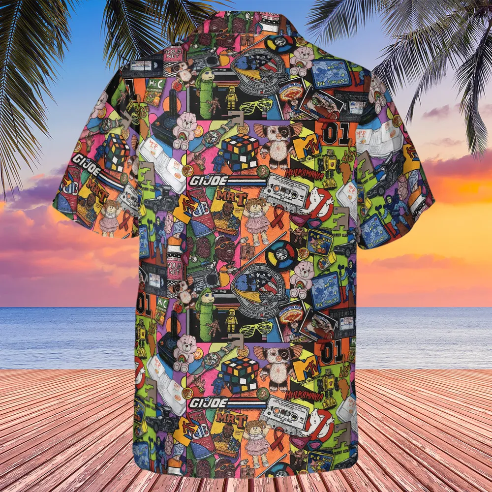 The 1980's. The Decade Of Greed Hawaiian Shirt - 3