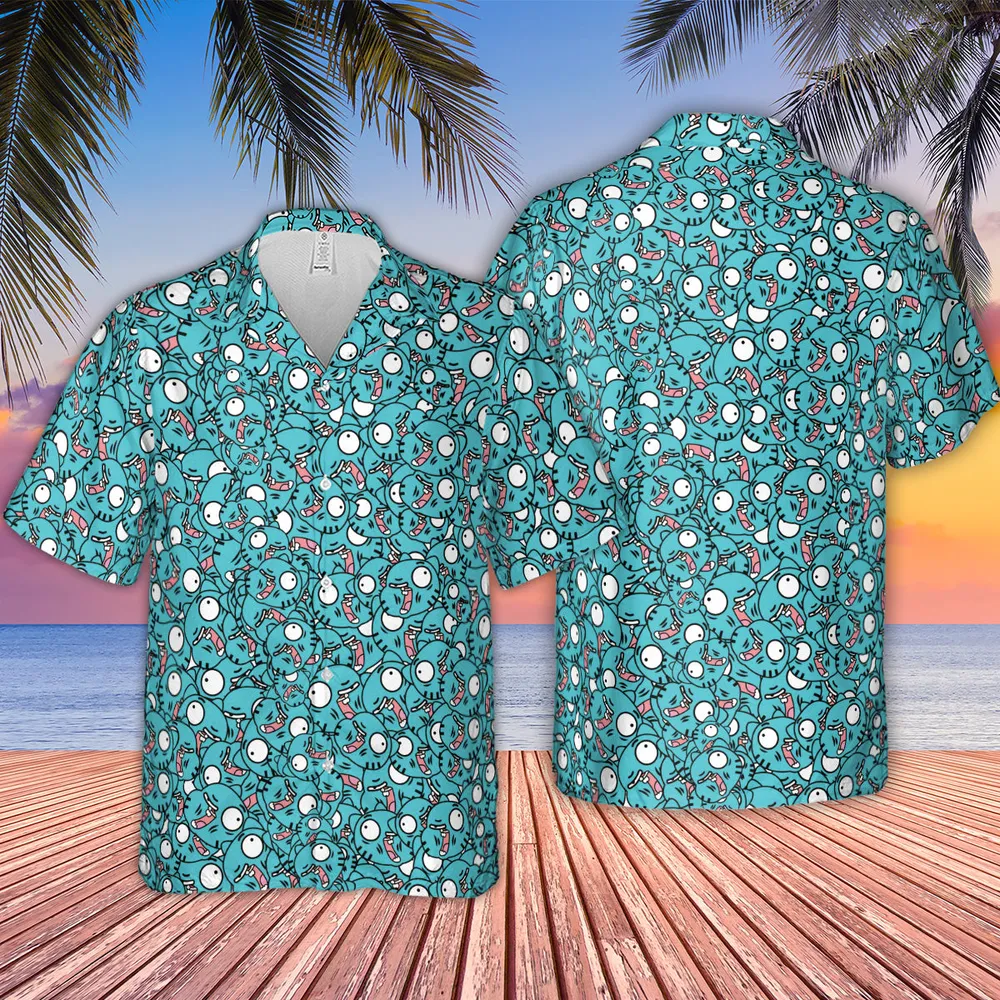 Gumball Watterson Pattern Hawaiian Shirt - 2