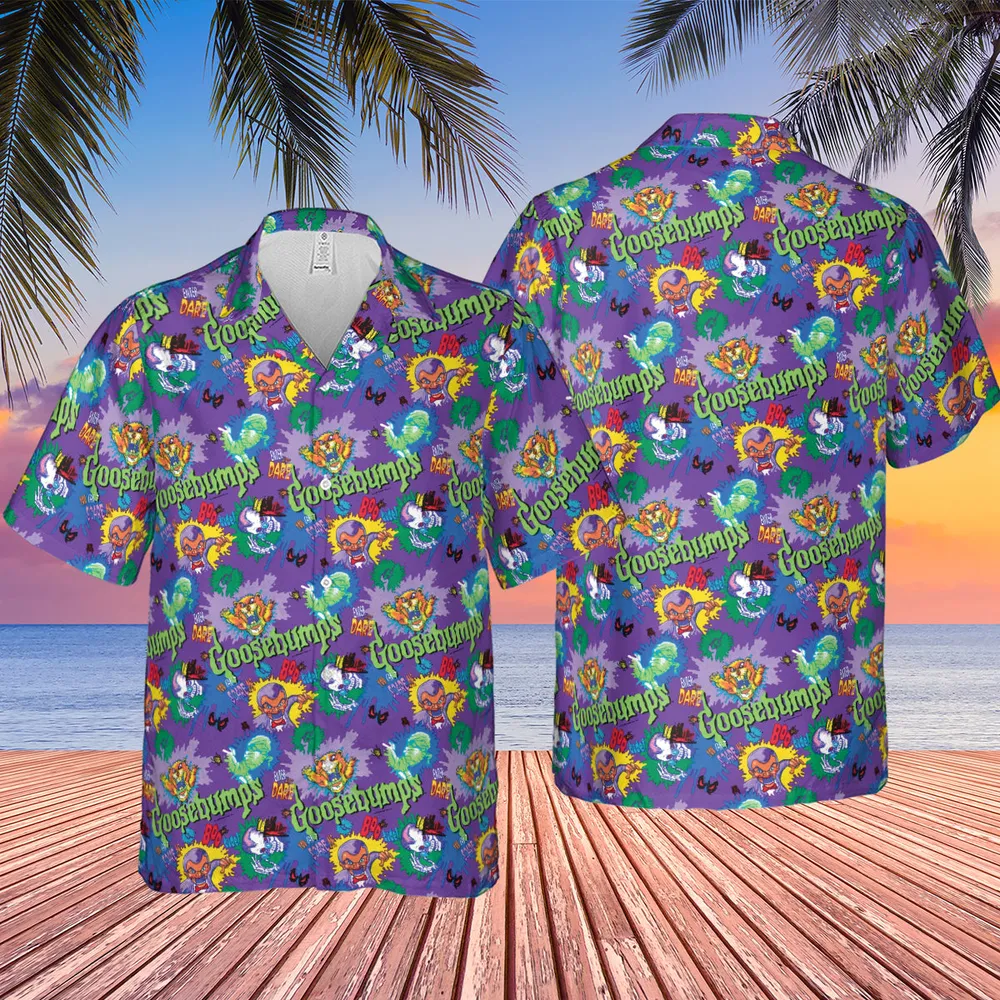 You Can't Scare Me Goosebumps Hawaiian Shirt - 2