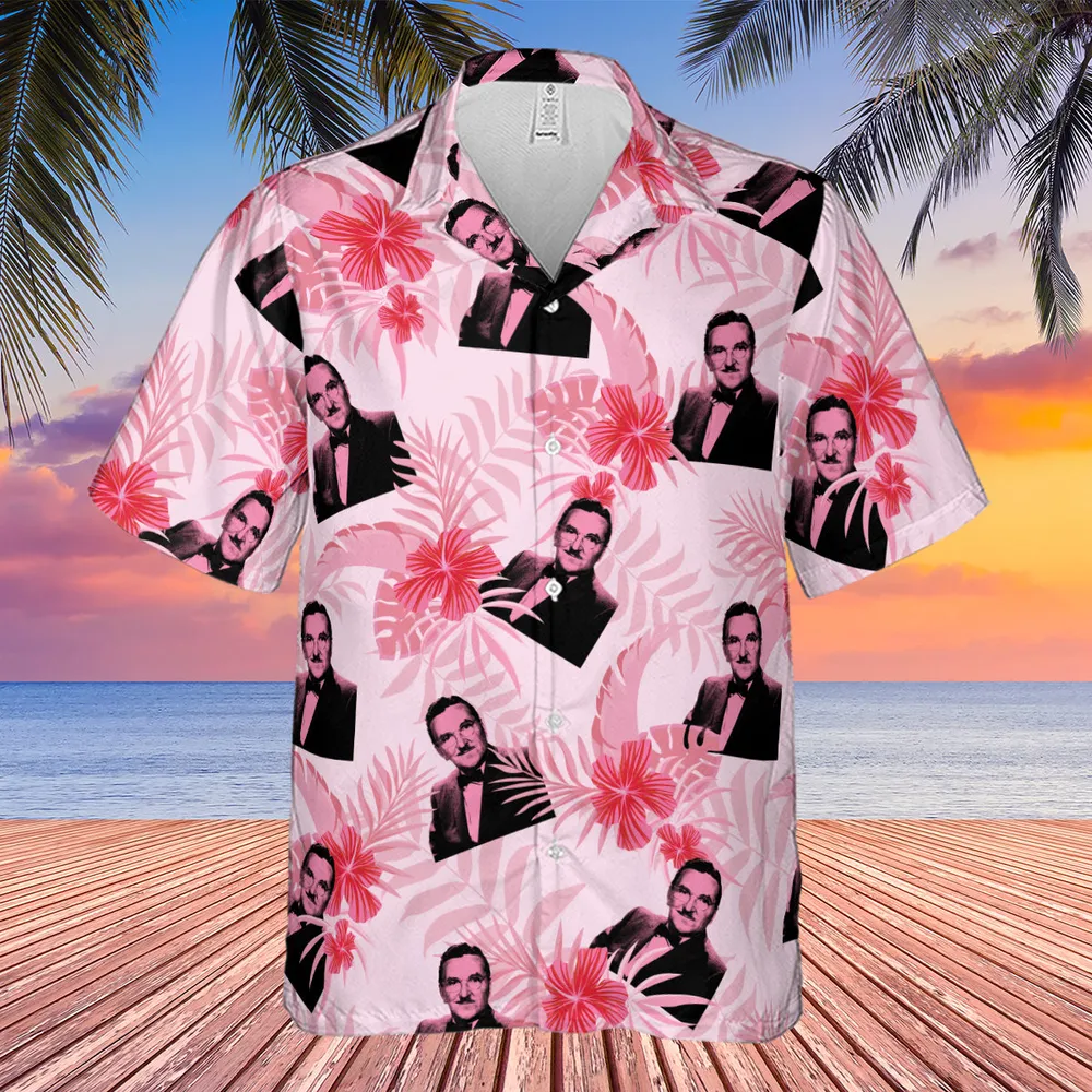 The Andy Griffith Show Pink Pattern Hawaiian Shirt - 4