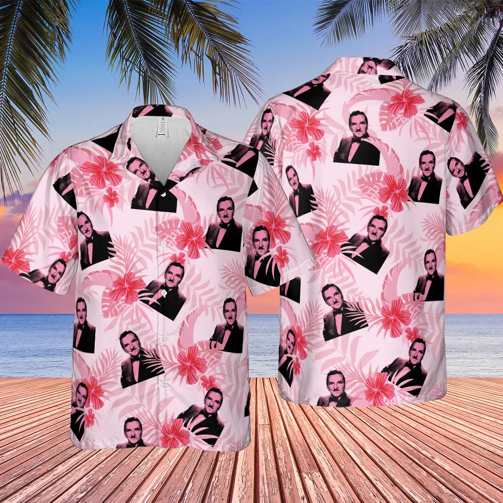 The Andy Griffith Show Pink Pattern Hawaiian Shirt - 2