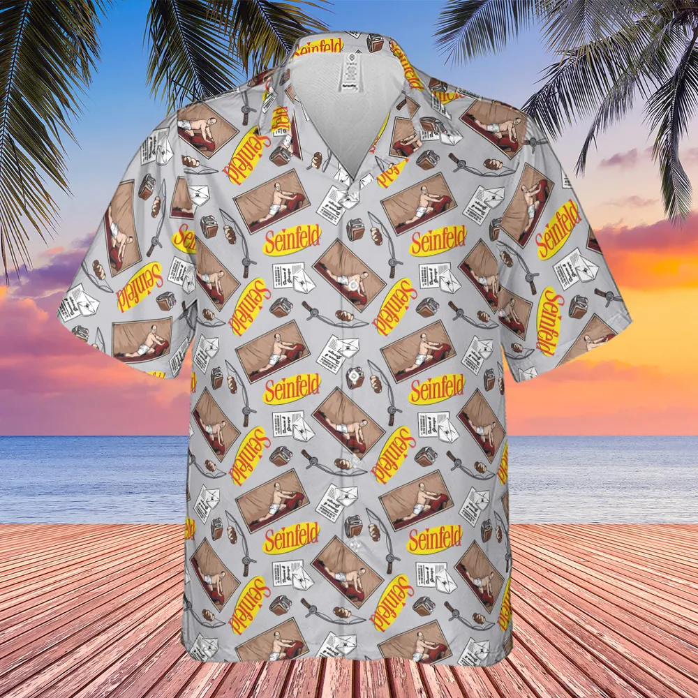 George Underwear Seinfeld Hawaiian Shirt - 4