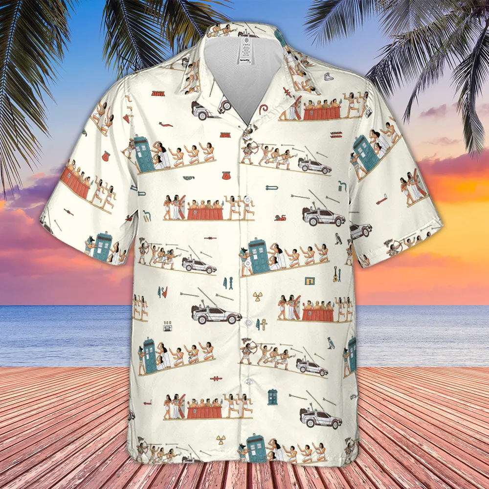 Lost In Egypt Hawaiian Shirt - 4