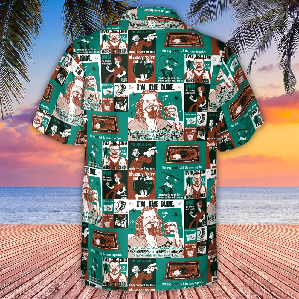 I'm The Dude The Big Lebowski Hawaiian Shirt - 3