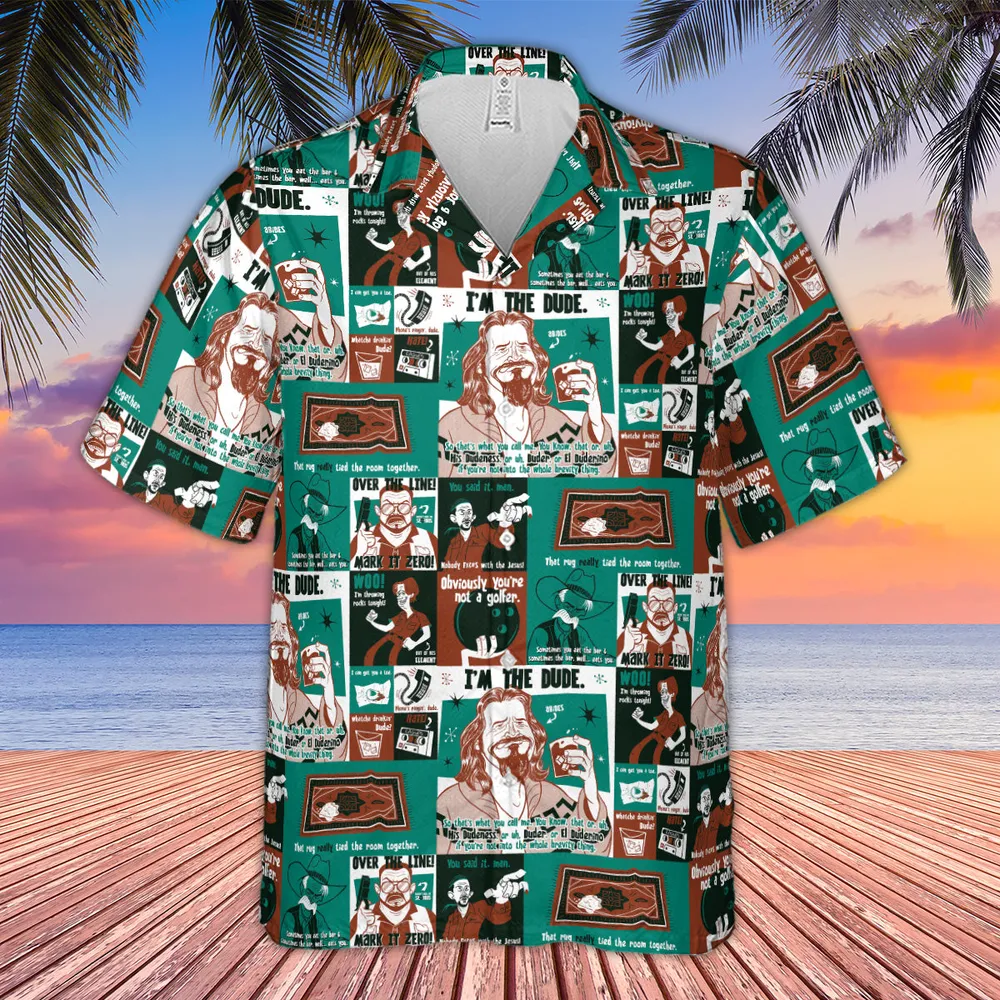 I'm The Dude The Big Lebowski Hawaiian Shirt - 4