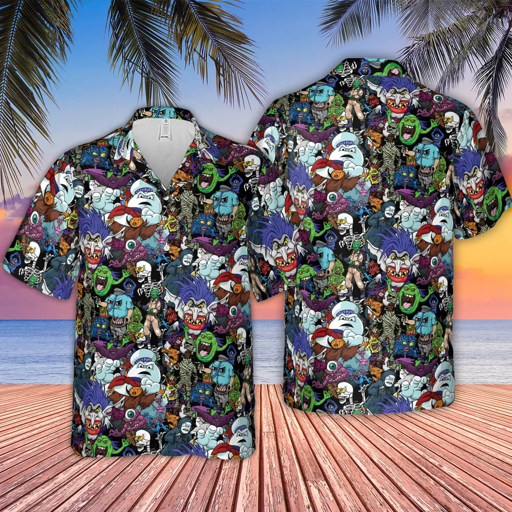 I Ain't Afraid Of No Ghosts Hawaiian Shirt - 2