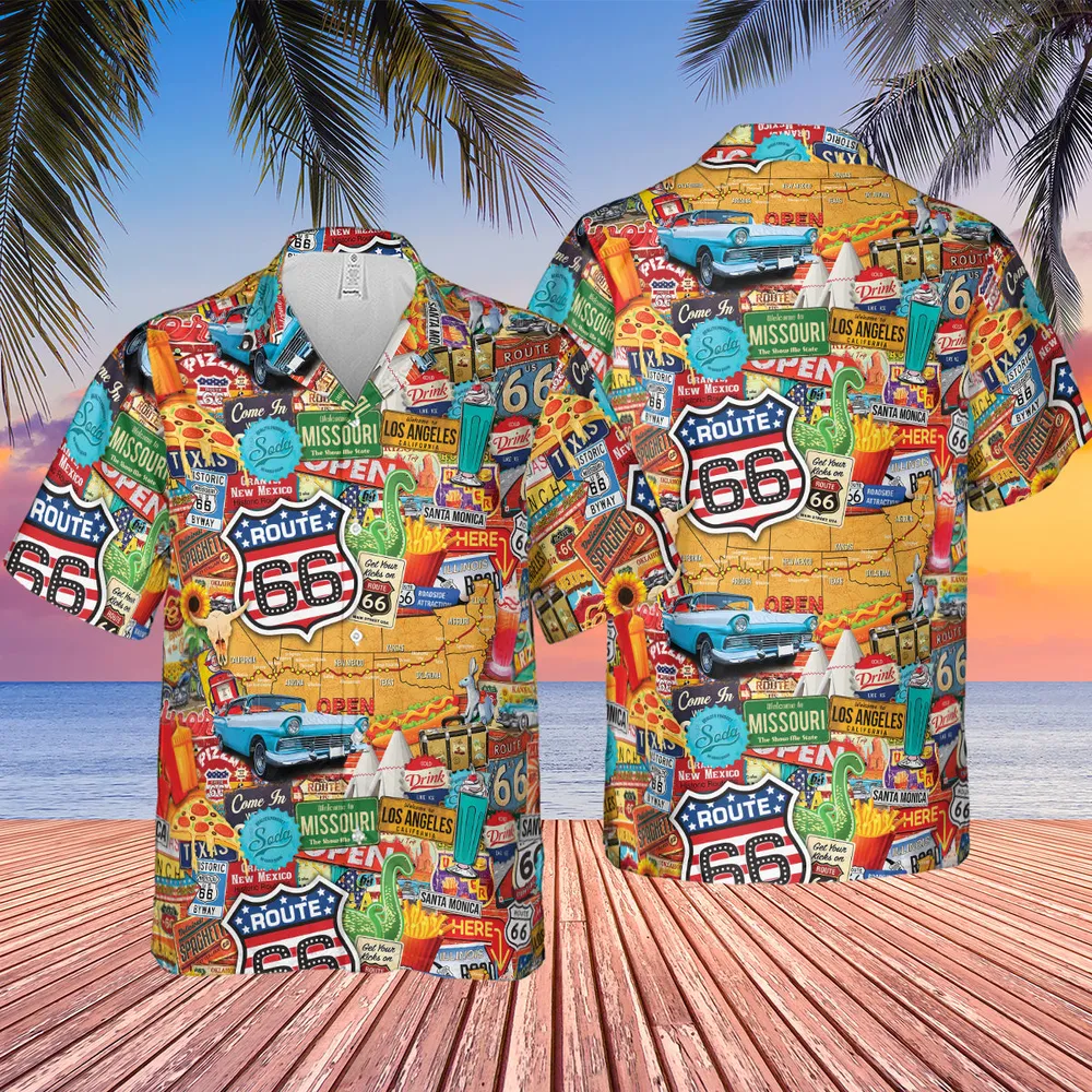 Main State of America Hawaiian Shirt - 2